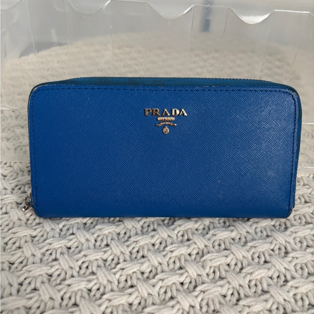 Prada Wallet, Blue